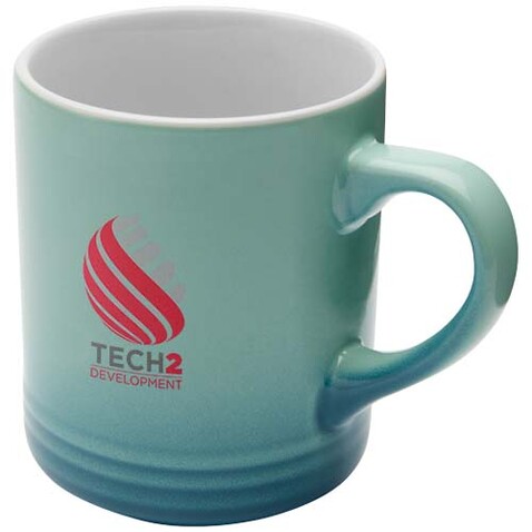 Laguna Keramiktasse 330 ml, türkis bedrucken, Art.-Nr. 10084391