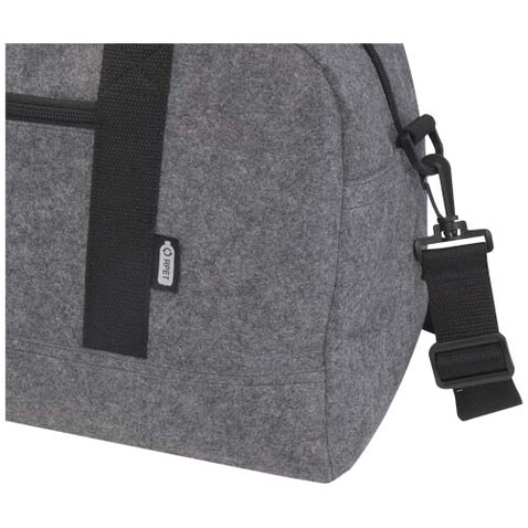 Felta Reisetasche aus recyceltem GRS-Material 35 L, mittelgrau bedrucken, Art.-Nr. 13007782