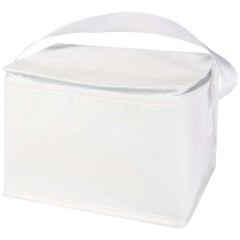 Spectrum Kühltasche aus recyceltem GRS Non Woven für 6 Dosen 4 L, weiss bedrucken, Art.-Nr. 13008201