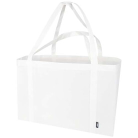 Jumbo Extra große Tragetasche aus recyceltem GRS Non Woven 65 L, weiss bedrucken, Art.-Nr. 13008301 Jumbo Extra große Tragetasche aus recyceltem GRS Non Woven 65 L, weiss bedrucken, Art.-Nr. 13008301