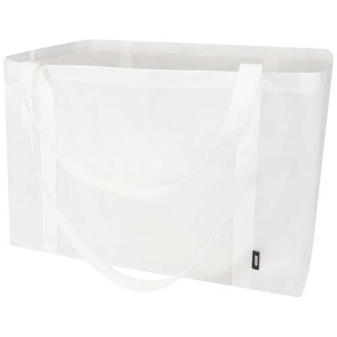 Jumbo Extra große Tragetasche aus recyceltem GRS Non Woven 65 L, weiss bedrucken, Art.-Nr. 13008301