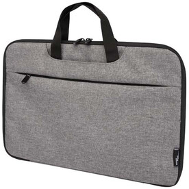 Libra 14” 2-in-1-Laptoptasche aus recyceltem GRS-Material 3 L, heather grau bedrucken, Art.-Nr. 13008580 Libra 14” 2-in-1-Laptoptasche aus recyceltem GRS-Material 3 L, heather grau bedrucken, Art.-Nr. 13008580