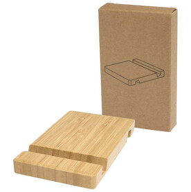 Bubup Bambus 2-winklige Tablet- und Smartphonehalterung, holz bedrucken, Art.-Nr. 10460371