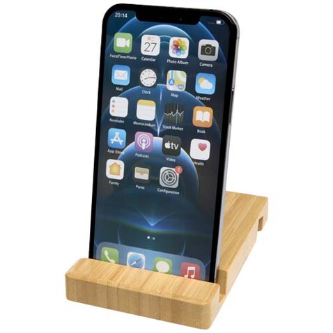 Bubup Bambus 2-winklige Tablet- und Smartphonehalterung, holz bedrucken, Art.-Nr. 10460371
