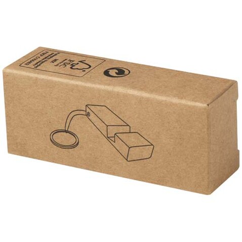 Bosona Smartphonehalterung mit Schlüsselanhänger aus Bambus, holz bedrucken, Art.-Nr. 10460671