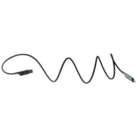 SCX.design C52 100W magnetisches, ultraschnelles 4-in-1 Ladekabel aus rPET, gun metal bedrucken, Art.-Nr. 2PX16982