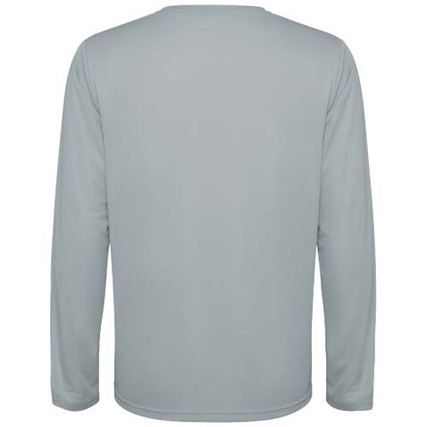 Estoril Langarm-Shirt für Kinder, grau bedrucken, Art.-Nr. K0432C4H