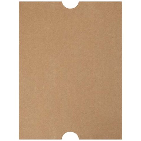 Alejandra A5 Hardcover Notizbuch aus recyceltem Leder, Ozeanblau bedrucken, Art.-Nr. 10792051