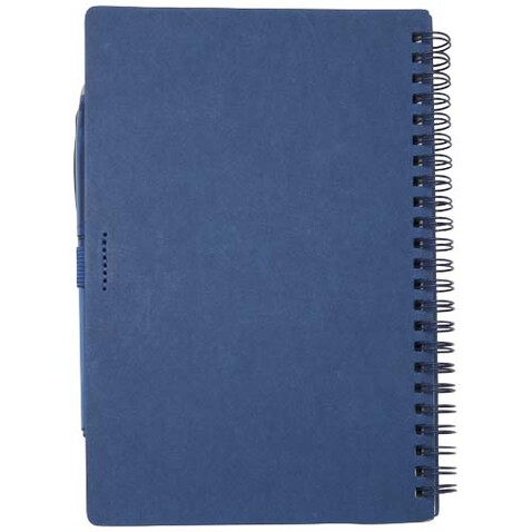 Slate A5 wiederverwendbares Hardcover Notizbuch und Stiftset (schwarze Mine), navy bedrucken, Art.-Nr. 10798655