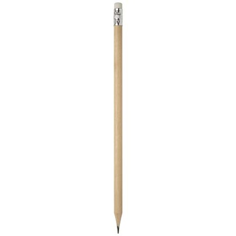 Graffo Bleistift mit Radiergummi, natur bedrucken, Art.-Nr. 10799006
