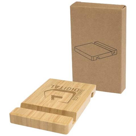 Bubup Bambus 2-winklige Tablet- und Smartphonehalterung, holz bedrucken, Art.-Nr. 10460371