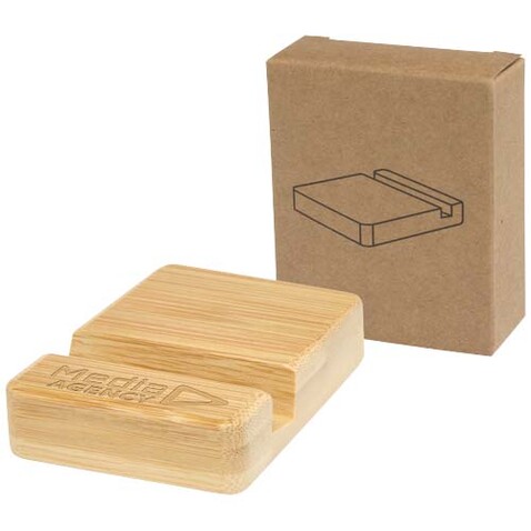 Ebla Smartphonehalterung aus Bambus, holz bedrucken, Art.-Nr. 10460471