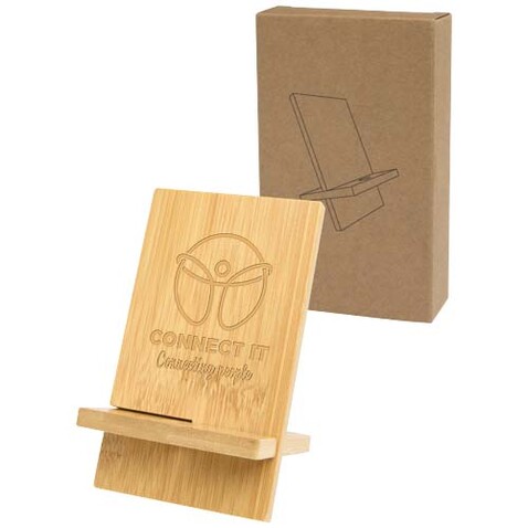 Ceibo Abnehmbare Smartphonehalterung aus Bambus, holz bedrucken, Art.-Nr. 10460571