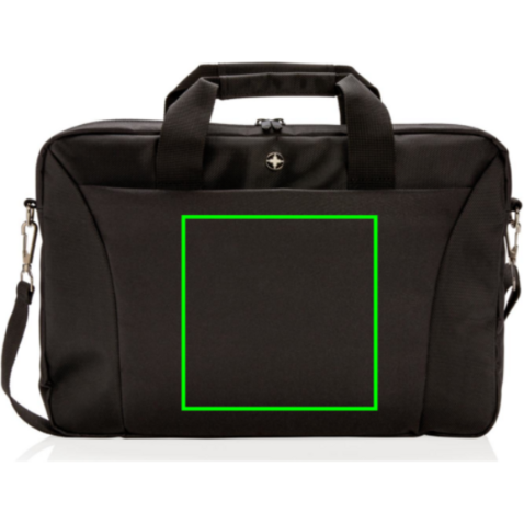 15,4” Laptoptasche schwarz bedrucken, Art.-Nr. P732.210