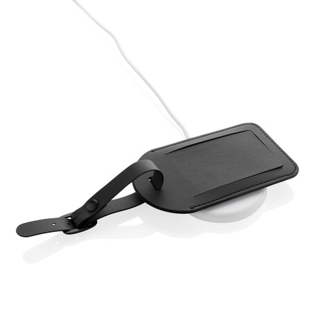 Globefind RCS rPolyester Anhänger mit weltweiter Ortung schwarz bedrucken, Art.-Nr. P301.5501