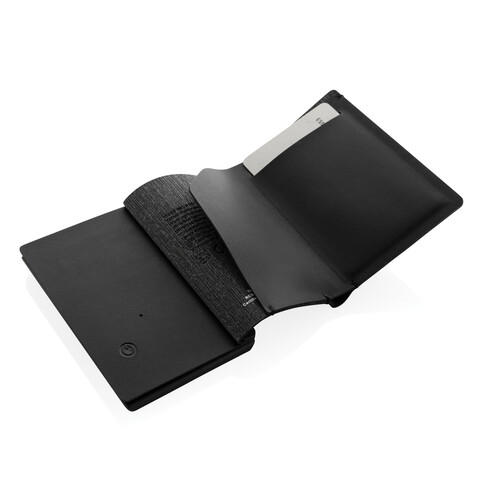 Seekcard RCS rPolyester Kartenetui mit weltweiter Ortung schwarz bedrucken, Art.-Nr. P301.5901