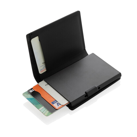 Seekcard RCS rPolyester Kartenetui mit weltweiter Ortung schwarz bedrucken, Art.-Nr. P301.5901