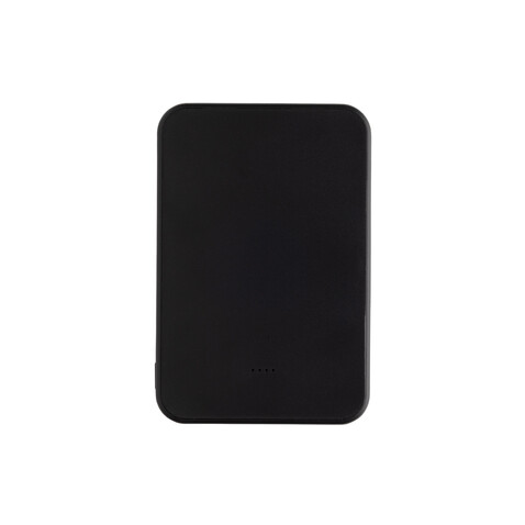 Boostcore 5.000mAh Powerbank aus RCS rec. Kunststoff schwarz bedrucken, Art.-Nr. P322.5501