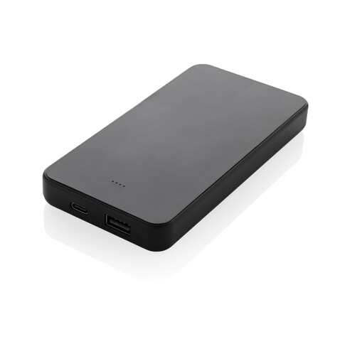 Boostcore 10.000mAh Powerbank aus RCS rec. Kunststoff schwarz bedrucken, Art.-Nr. P322.5601