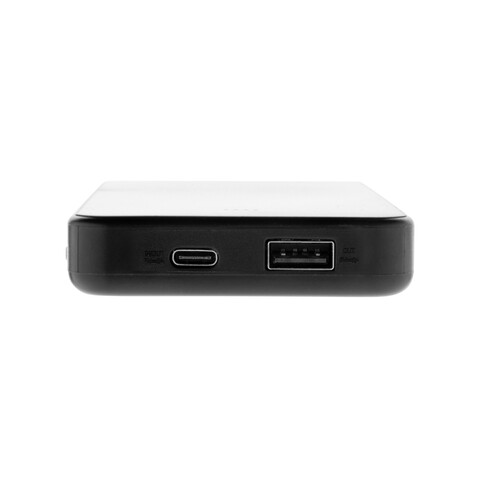 Boostcore 10.000mAh Powerbank aus RCS rec. Kunststoff schwarz bedrucken, Art.-Nr. P322.5601