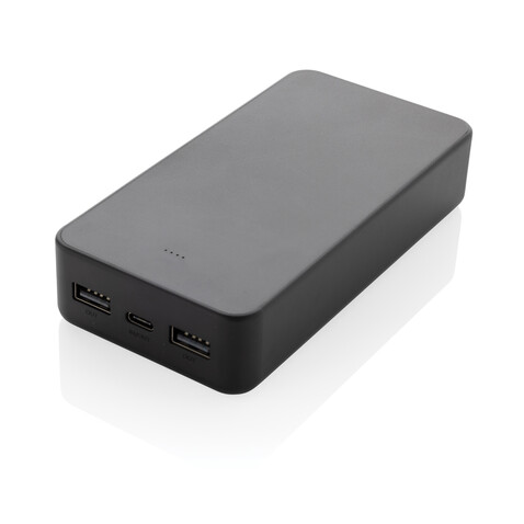 Boostcore 20.000mAh Powerbank aus RCS rec. Kunststoff schwarz bedrucken, Art.-Nr. P322.5701 Boostcore 20.000mAh Powerbank aus RCS rec. Kunststoff schwarz bedrucken, Art.-Nr. P322.5701