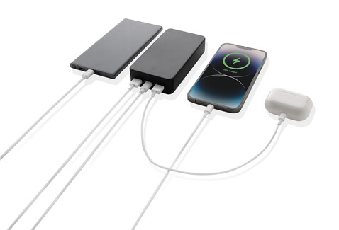 Boostcore 20.000mAh Powerbank aus RCS rec. Kunststoff schwarz bedrucken, Art.-Nr. P322.5701 Boostcore 20.000mAh Powerbank aus RCS rec. Kunststoff schwarz bedrucken, Art.-Nr. P322.5701