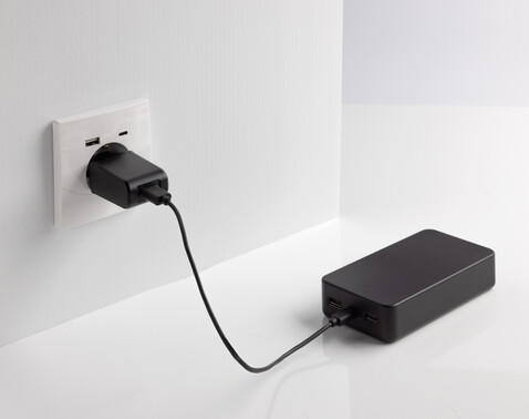 Boostcore 20.000mAh Powerbank aus RCS rec. Kunststoff schwarz bedrucken, Art.-Nr. P322.5701 Boostcore 20.000mAh Powerbank aus RCS rec. Kunststoff schwarz bedrucken, Art.-Nr. P322.5701