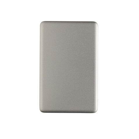 Orion 5.000mAh 5W magnetische Powerbank aus RCS rec. Alu silber bedrucken, Art.-Nr. P322.6002