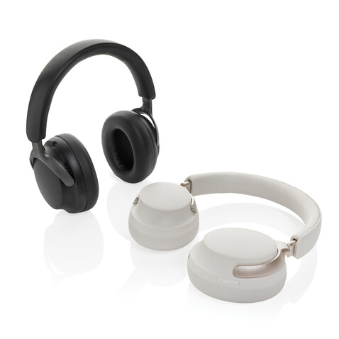 Soundpro ANC Kopfhörer aus RCS rec. Kunststoff weiß bedrucken, Art.-Nr. P331.1123