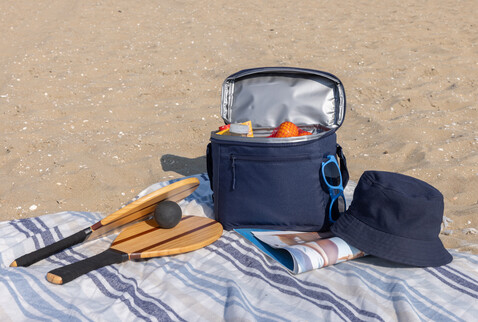 Sonny Aware™ RPET Kühltasche, navy navy blau bedrucken, Art.-Nr. P422.5325