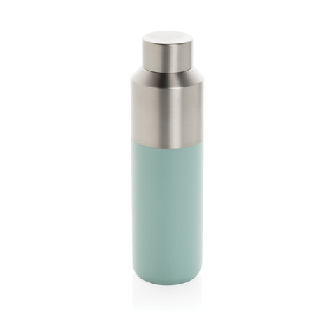 Fluid Flasche aus RCS-zertifiziert recyceltem Stahl, 600ml grün bedrucken, Art.-Nr. P437.0717