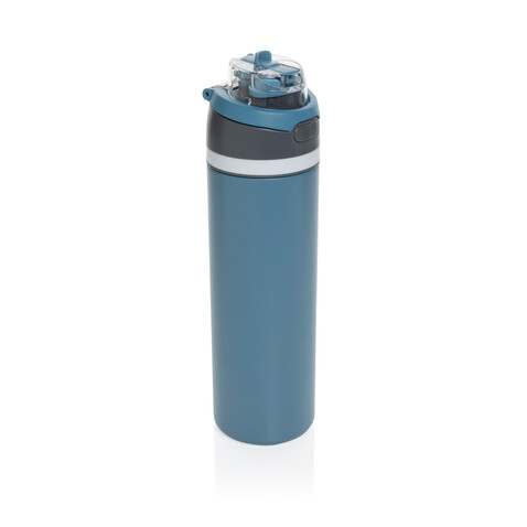 Omni Sip verschließbare Flasche aus RCS-reSteel, 720ml blau bedrucken, Art.-Nr. P437.0805