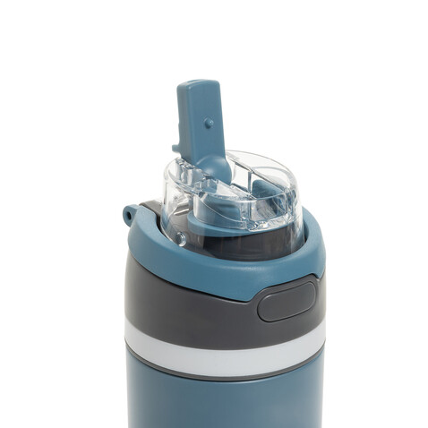 Omni Sip verschließbare Flasche aus RCS-reSteel, 720ml blau bedrucken, Art.-Nr. P437.0805
