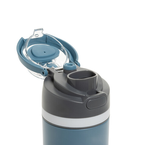 Omni Sip verschließbare Flasche aus RCS-reSteel, 720ml blau bedrucken, Art.-Nr. P437.0805