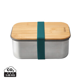 Black+Blum Stainless Steel Sandwich Box groß turkis bedrucken, Art.-Nr. P439.0133