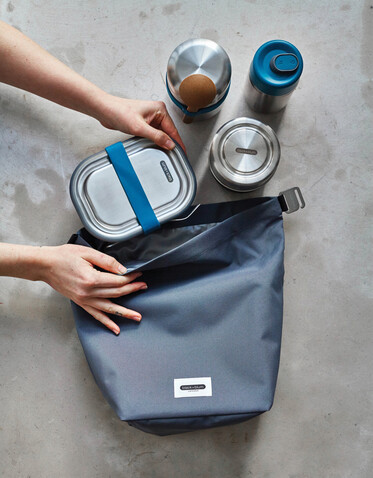 Black+Blum Lunch Bag silber bedrucken, Art.-Nr. P439.0602