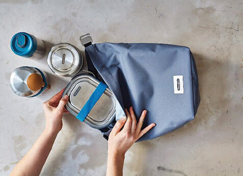 Black+Blum Lunch Bag silber bedrucken, Art.-Nr. P439.0602