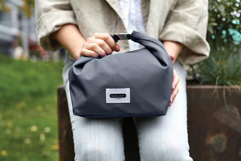Black+Blum Lunch Bag silber bedrucken, Art.-Nr. P439.0602