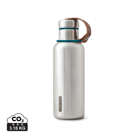 Black+Blum isolierte Wasserflasche klein, 500ml turkis bedrucken, Art.-Nr. P439.1033