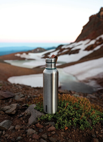 Black+Blum isolierte Wasserflasche groß, 750ml turkis bedrucken, Art.-Nr. P439.1133