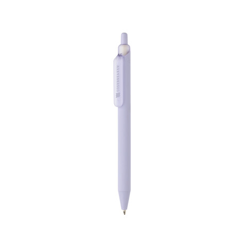 Tide Smooth Touch Stift aus GRS zertifiziert recyceltem ABS lila bedrucken, Art.-Nr. P611.3430