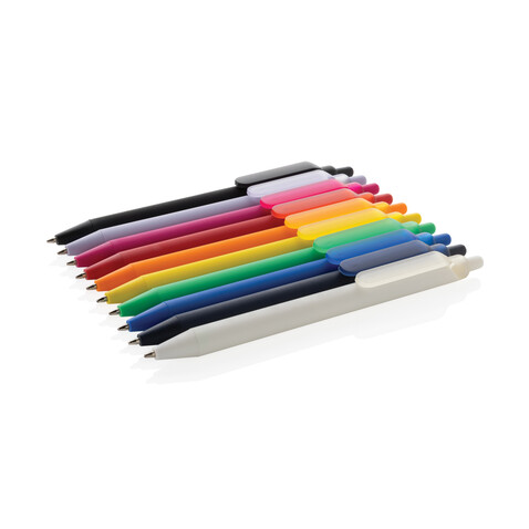 Tide Smooth Touch Stift aus GRS zertifiziert recyceltem ABS lila bedrucken, Art.-Nr. P611.3430