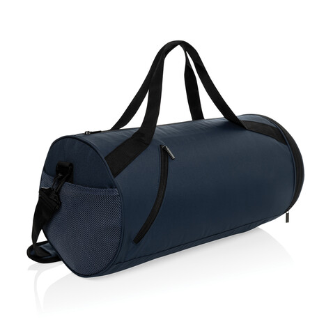 Aware™ RPET True Sporttasche navy blau bedrucken, Art.-Nr. P707.2525