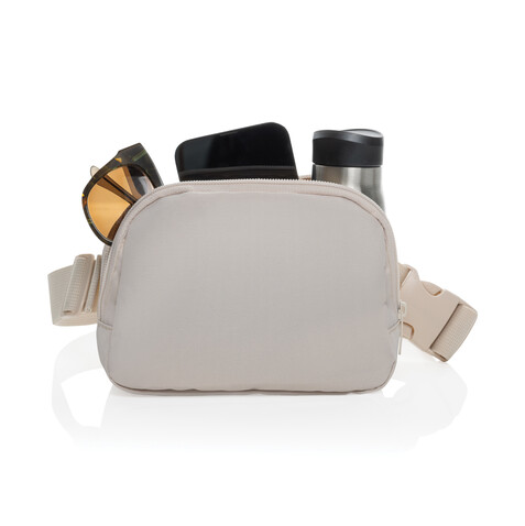 Aero Aware™ RPET Everyday Sling Bag beige bedrucken, Art.-Nr. P730.0819
