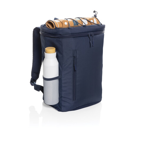 Sonny Aware™ RPET Kühlrucksack navy blau bedrucken, Art.-Nr. P733.1125