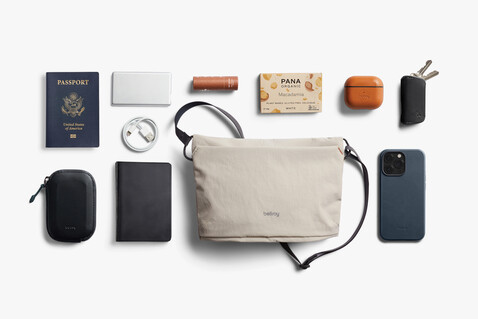 Bellroy Lite Sacoche beige bedrucken, Art.-Nr. P763.3819