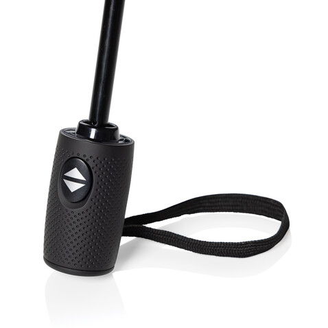 Swiss Peak Vito Aware™ RPET 21&quot; Schirm mit auto open/close schwarz bedrucken, Art.-Nr. P850.7301
