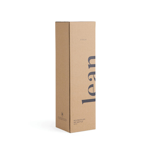 VINGA Lean 800ml RCS RPET Wasserflasche grün bedrucken, Art.-Nr. V4330507 VINGA Lean 800ml RCS RPET Wasserflasche grün bedrucken, Art.-Nr. V4330507