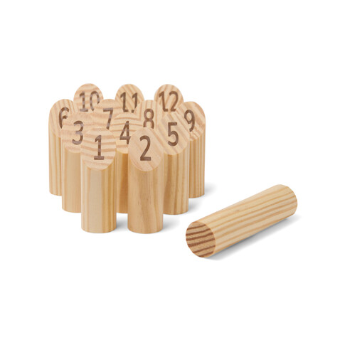 VINGA Muge Mini Zahlen-Spiel braun bedrucken, Art.-Nr. V4532209