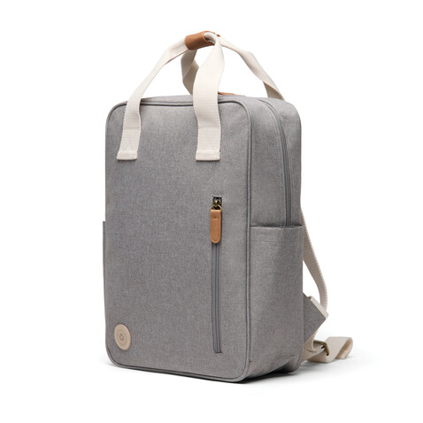 VINGA Sortino RCS Rucksack grau bedrucken, Art.-Nr. V7600102 VINGA Sortino RCS Rucksack grau bedrucken, Art.-Nr. V7600102